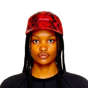 Ivy Park heart snake print hat adidas